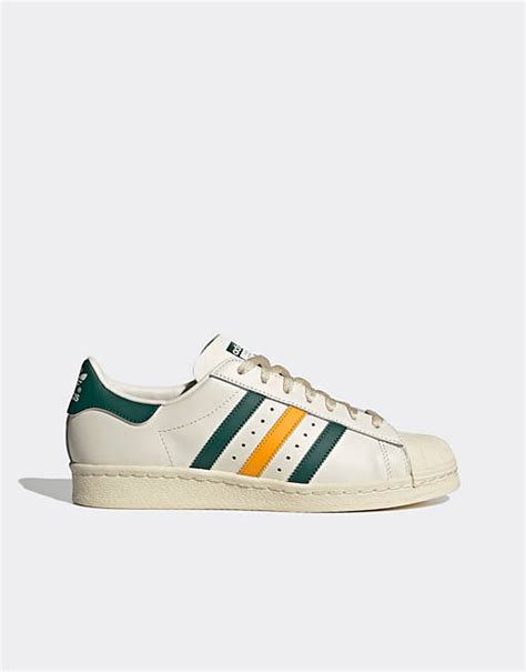 adidas groen met gele strepen|Groene adidas Sneakers online kopen .